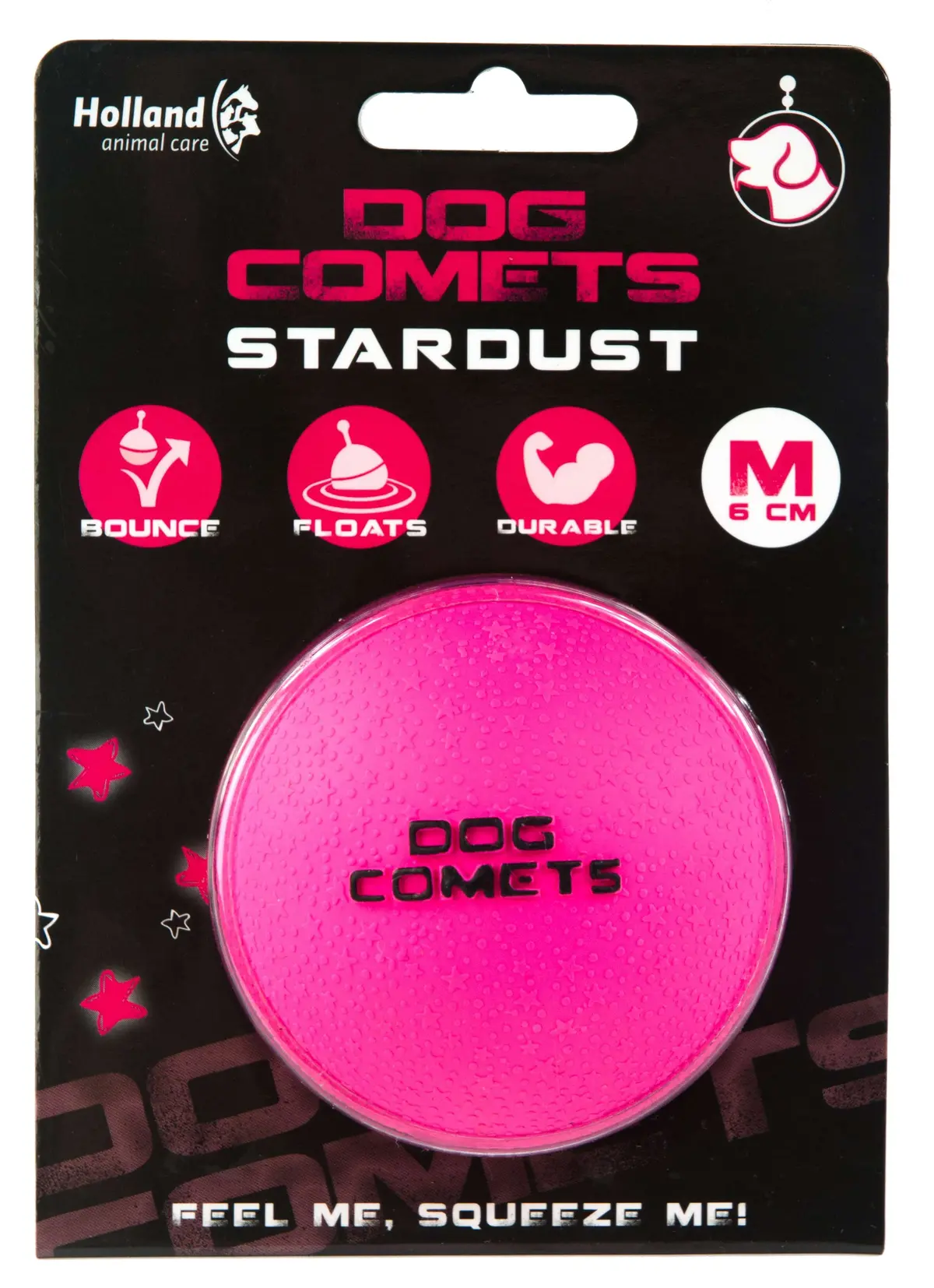 Dog Comets Ball Ball Stardust Roze 1