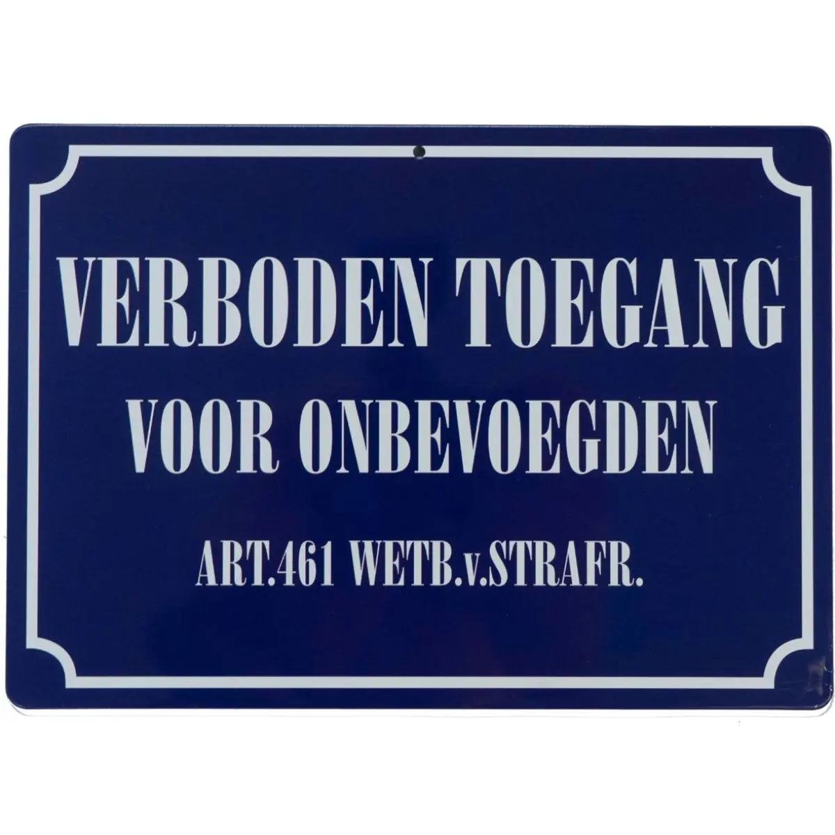 Red Horse Waarschuwingsbord Verboden Toegang 1