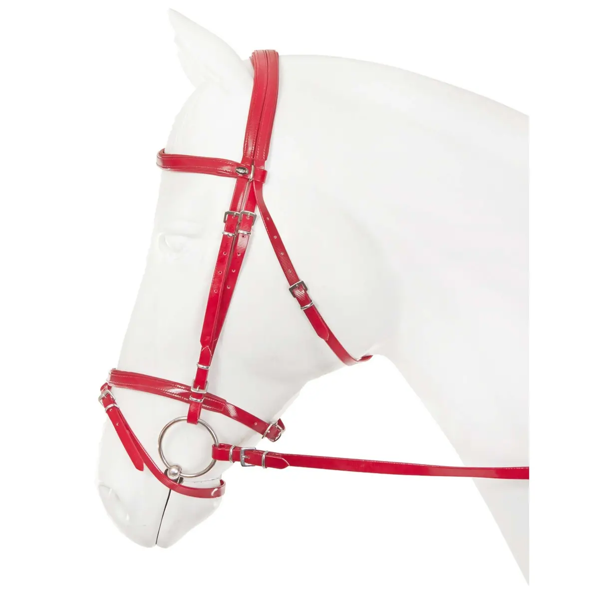 Horka Hoofdstel Pvc Flashy Rood 1
