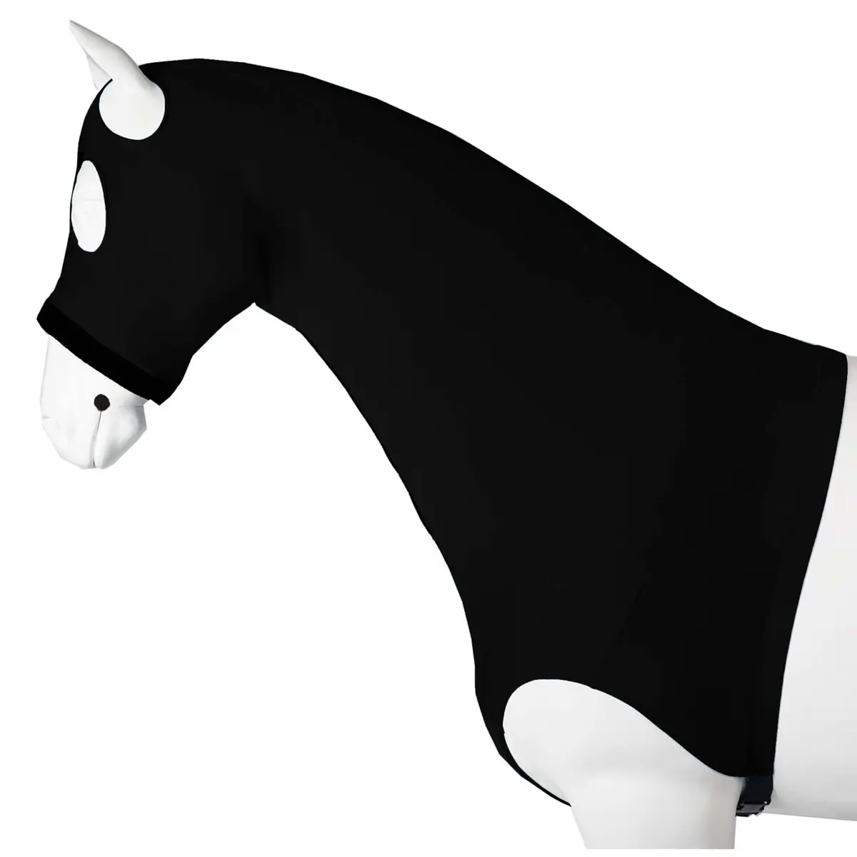 Horka Dekenhals Lycra Met Masker Zwart 1