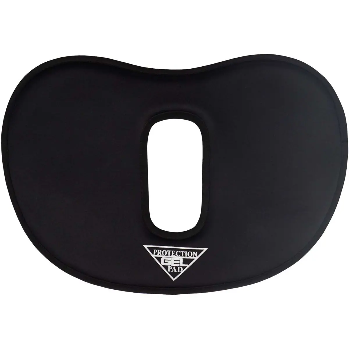 Horka Gel Pad Neopreen Rond Met Schoftuitsparing Zwart 1