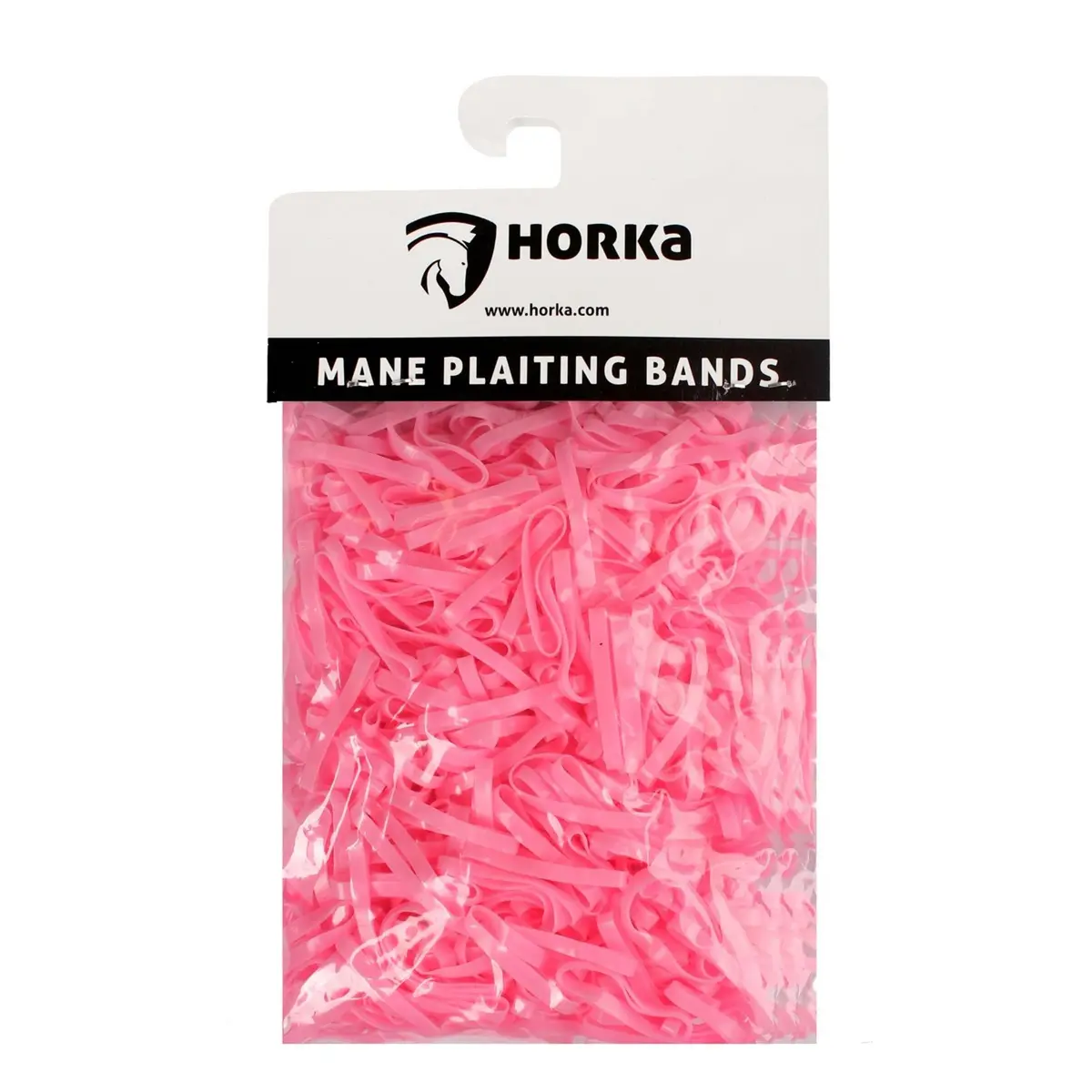 Horka Invlecht Elastiekjes Breed Roze 1