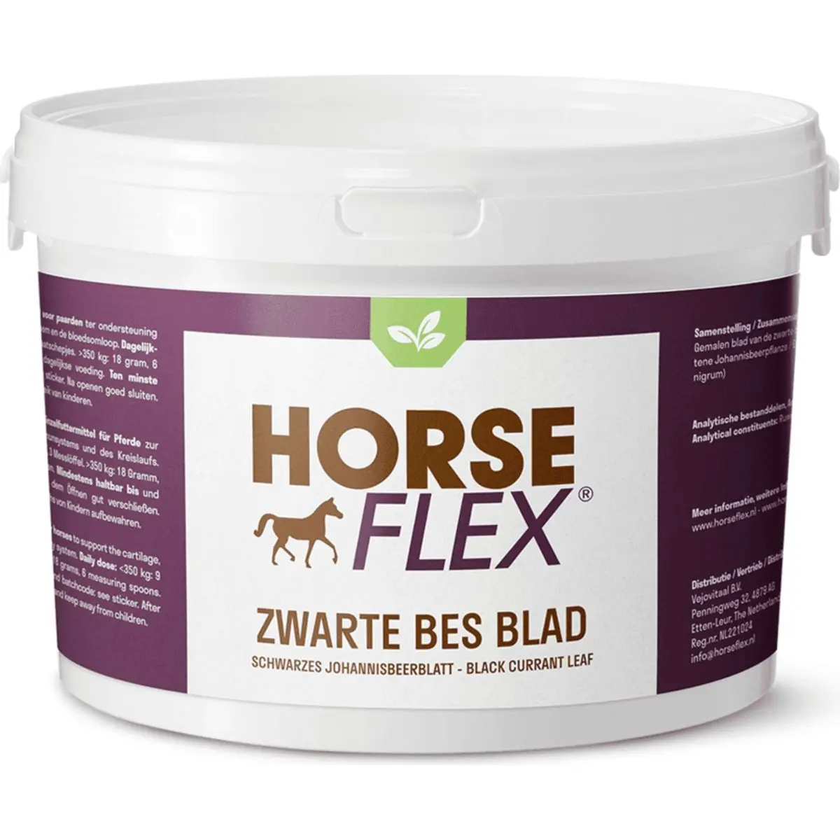 Horseflex Zwarte Bes Blad 1