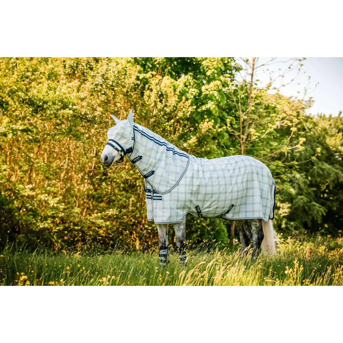 Horseware Vliegendeken Newmarket Pony Plus Witney Navy 1