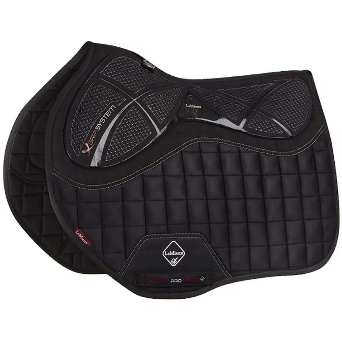 Lemieux Zadeldekje X-Grip Square Eurojump Zwart 1