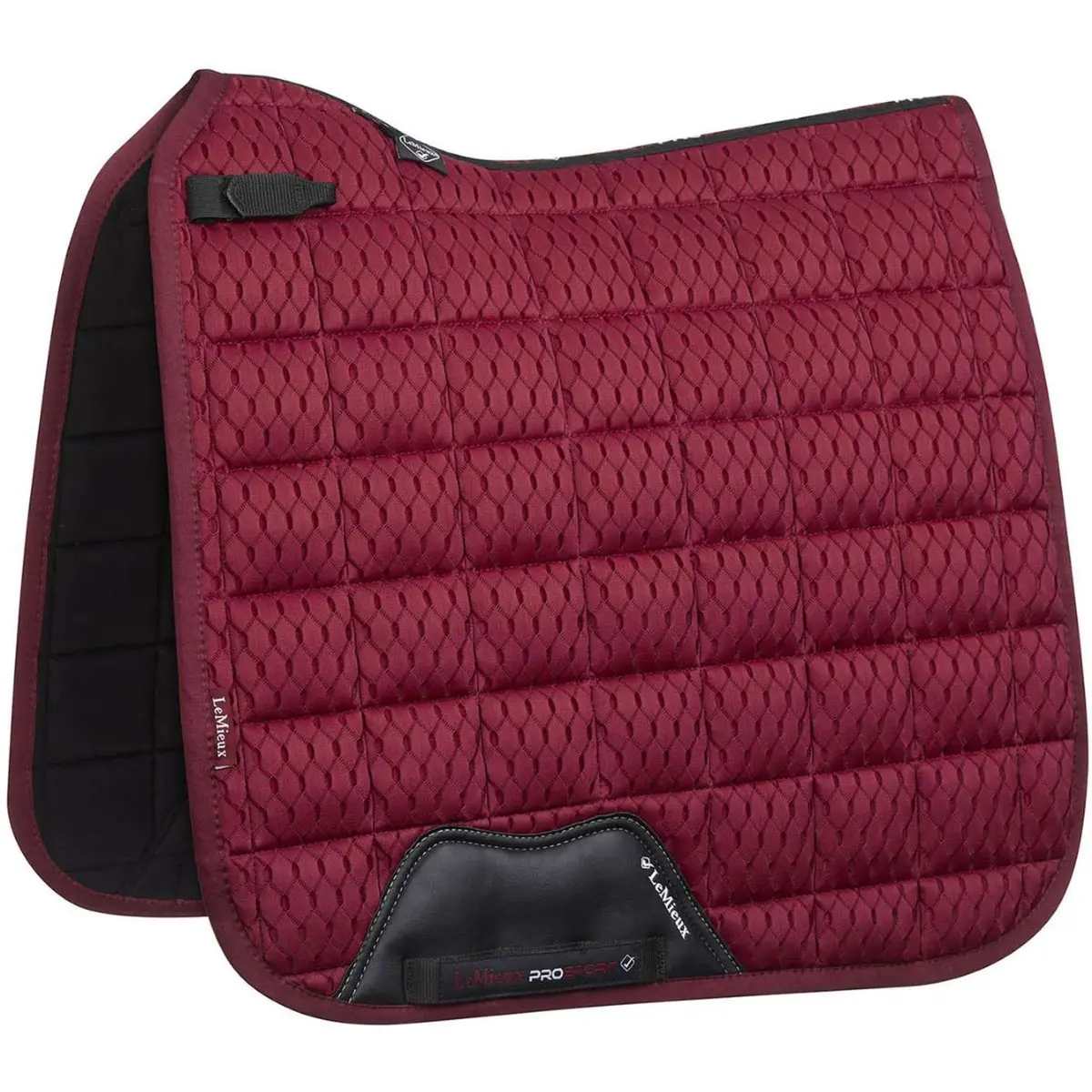 Lemieux Zadeldekje Carbon Mesh Air Square Dressuur Mulberry 1