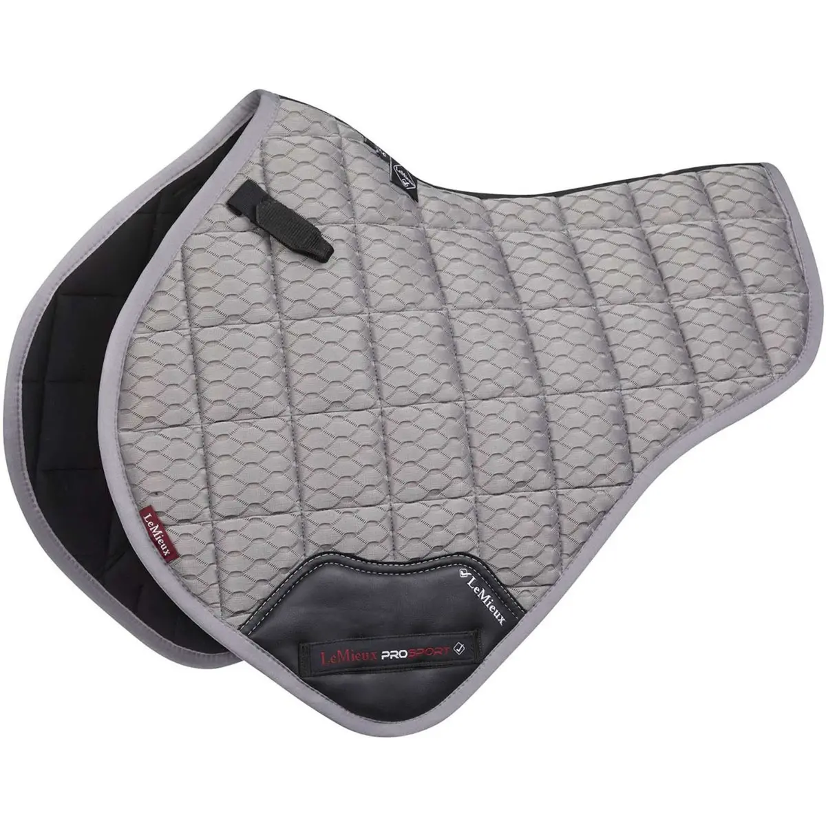 Lemieux Zadeldekje Carbon Mesh Air Half Square Cc Grijs 1