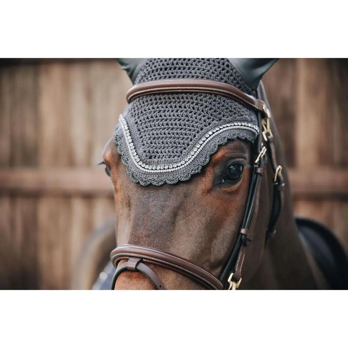 Kentucky Oornetje Wellington Stone & Pearl Dark Grey 1