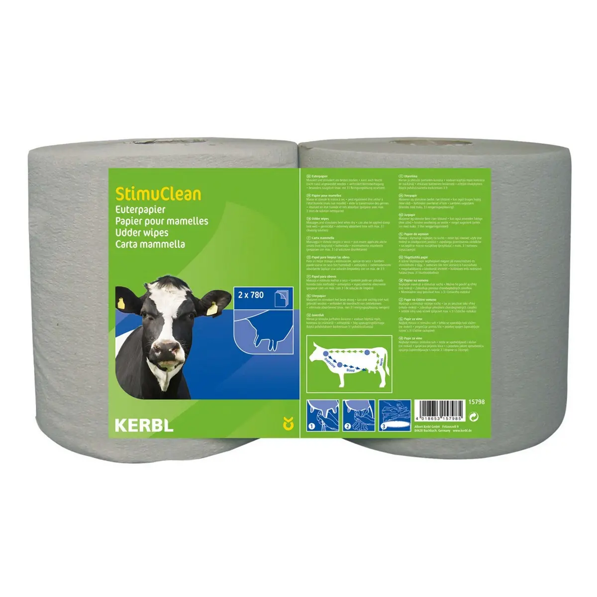 Kerbl Eurofarm Stimuclean Uierpapier 1
