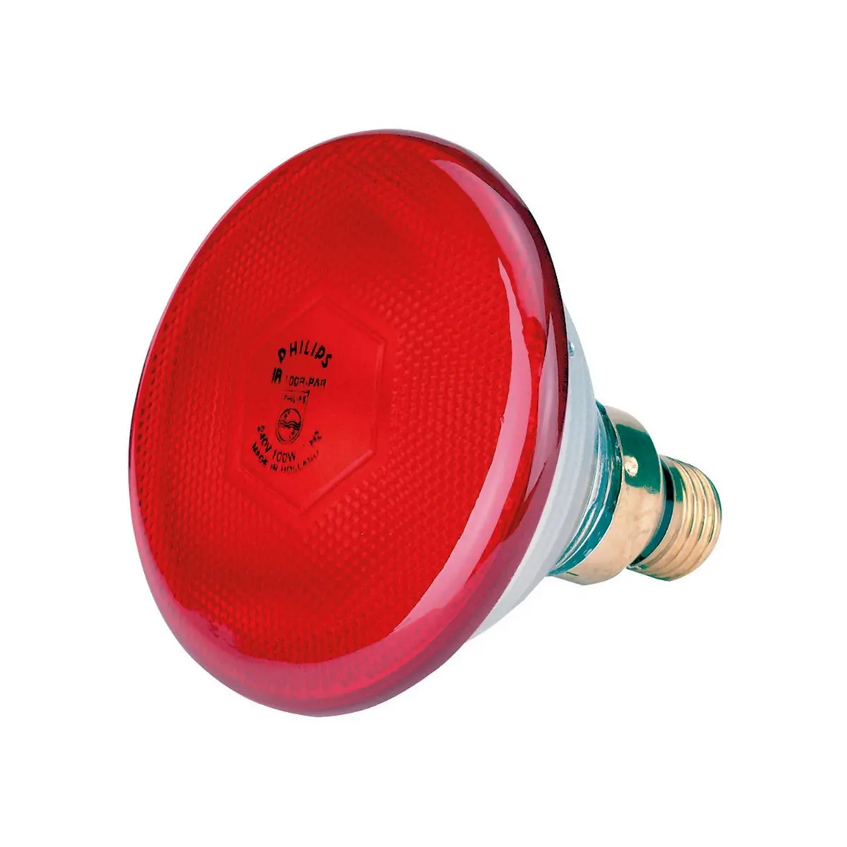 Philips Warmtelamp E 100W Rood 1