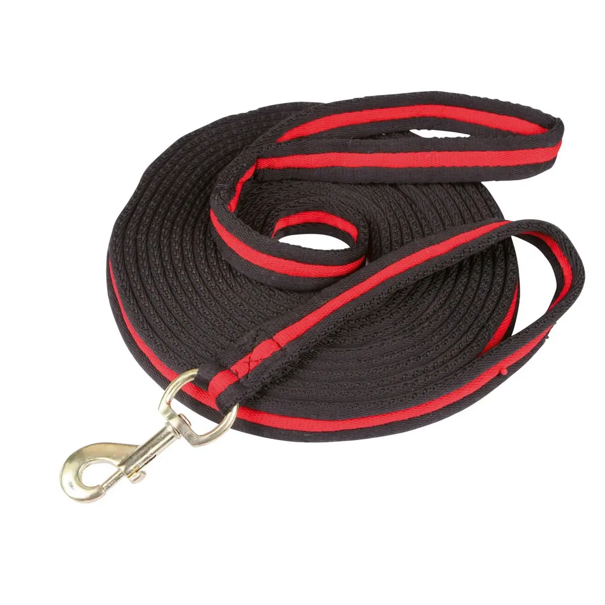 Kerbl Longeerlijn Softgrip 8Mtr Zwart/Rood 1
