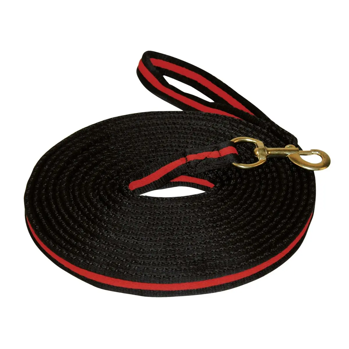 Kerbl Longeerlijn Softgrip 8Mtr Zwart/Rood 2