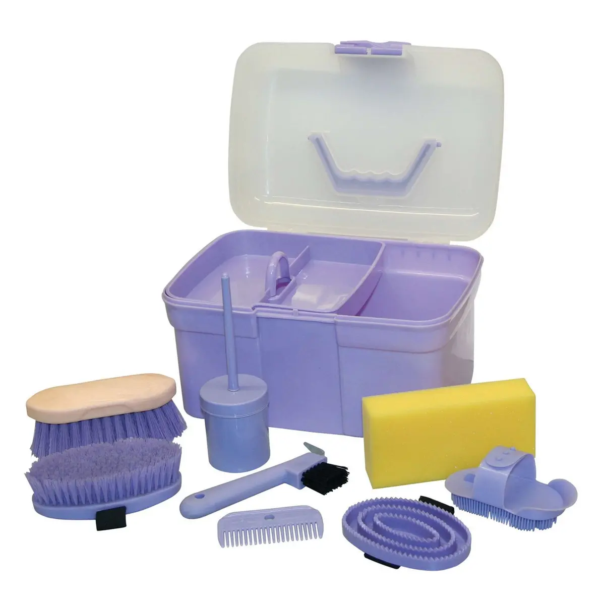 Kerbl Poetsbox Kinderen Compleet Lila 1