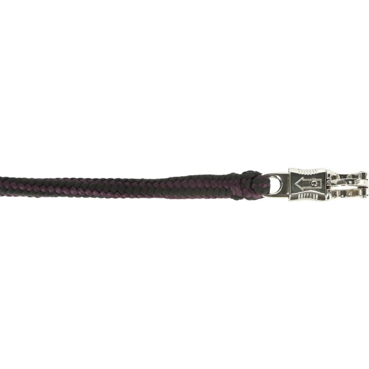Covalliero Touw Hippo Met Paniekhaak Aubergine/Anthraciet 1
