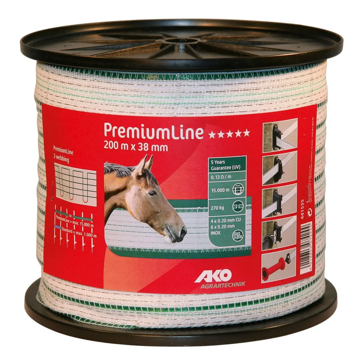 Ako Lint Premiumline Wit/Groen 1
