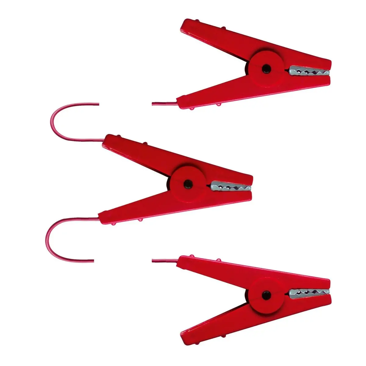 Ako Krokodilklem Doorgeschakeld Rood 1