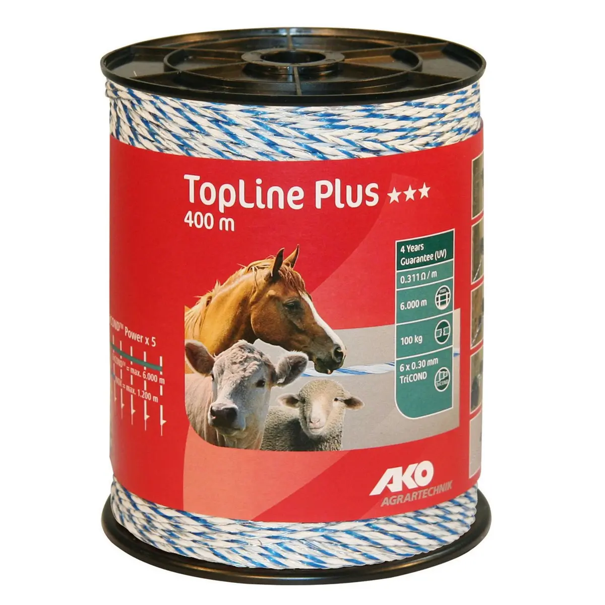 Ako Topline Plus Draad Wit/Blauw 1