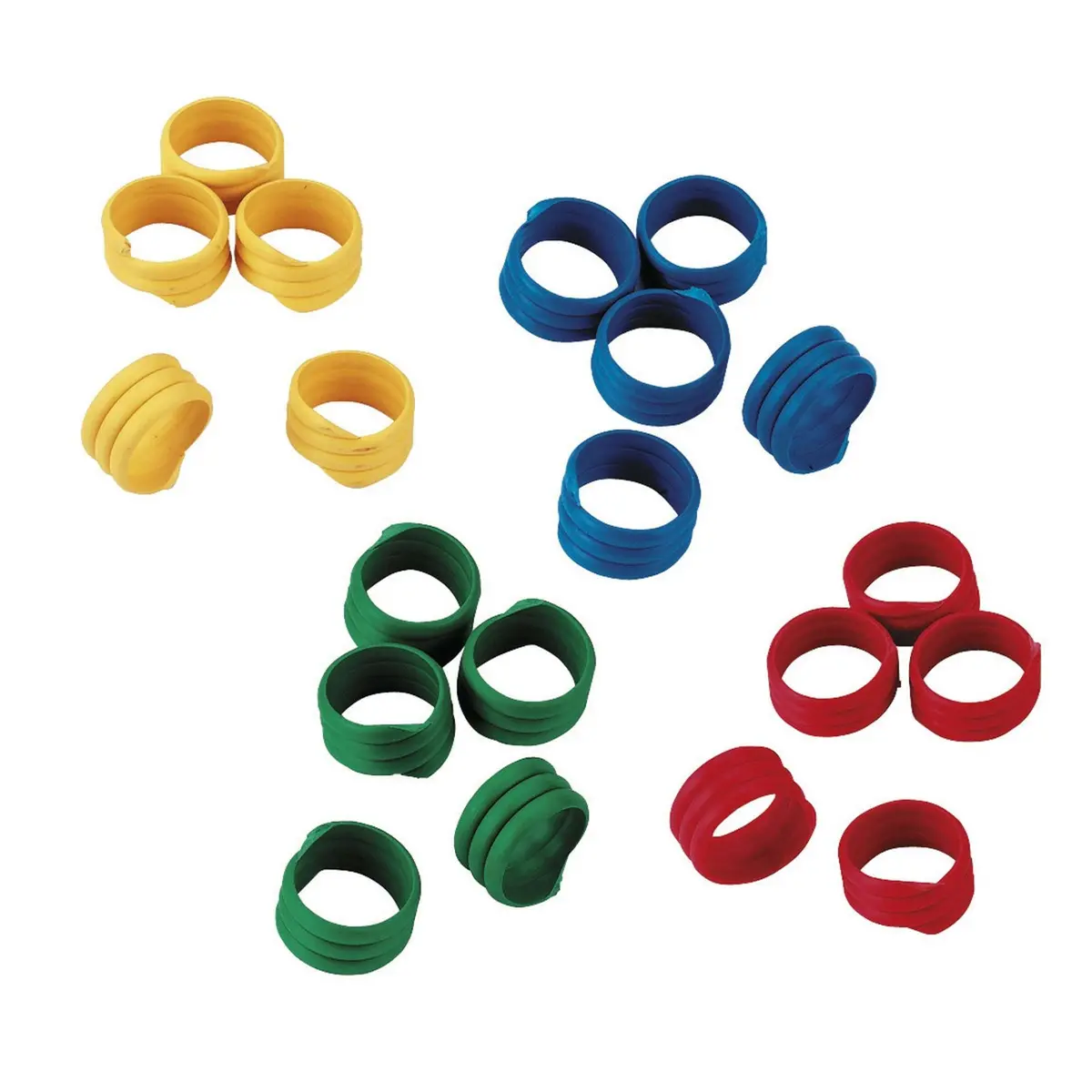 Kerbl Spiraalringen Voor Pluimvee, 100St./Pak Assorti 1