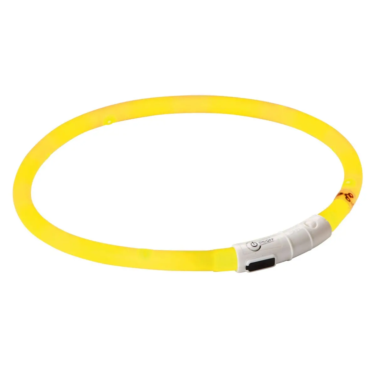 Kerbl Maxi Safe Oplaadbare Led-Halsband Geel 1