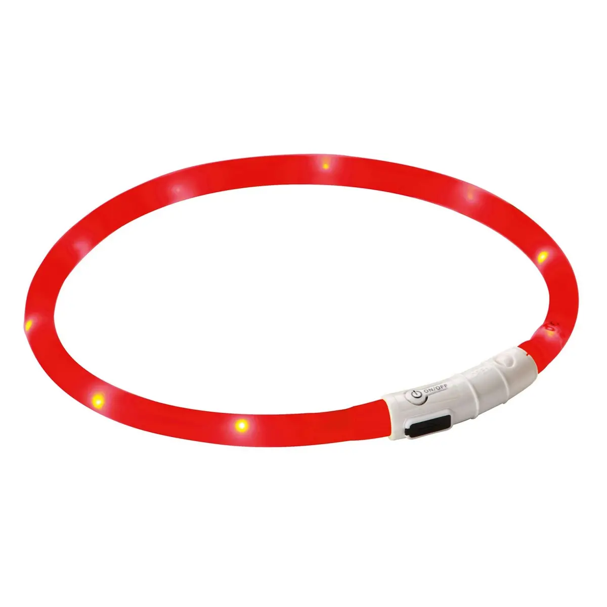 Kerbl Maxi Safe Oplaadbare Led-Halsband Rood 1