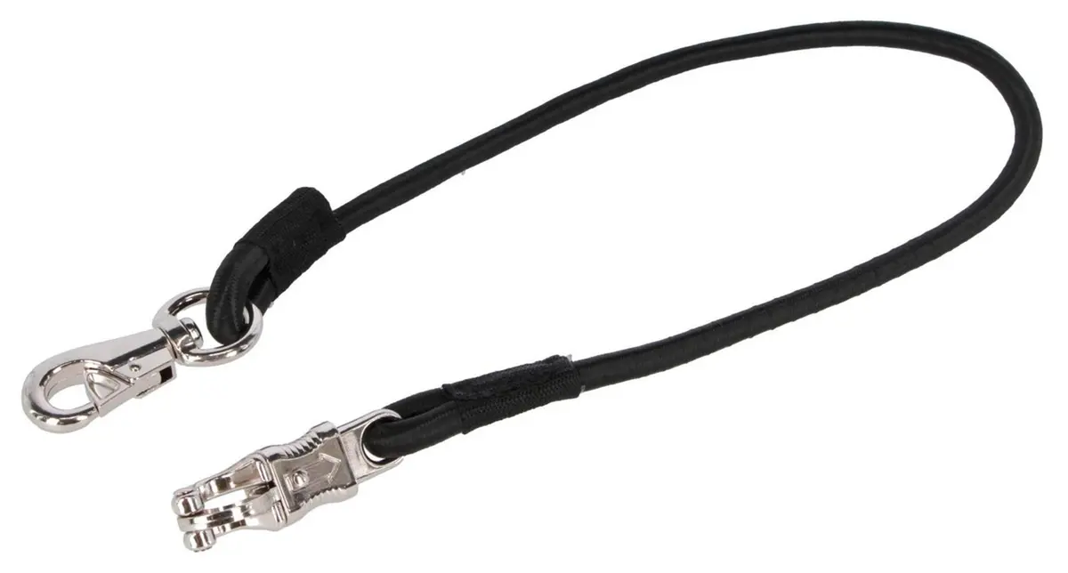 Kerbl Vastzettouw Rubber Zwart 1