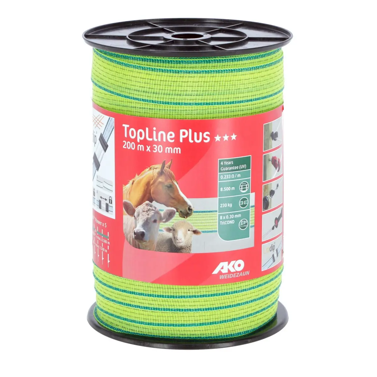 Ako Afrasterlint Topline Plus Tricond Geel/Blauw 1