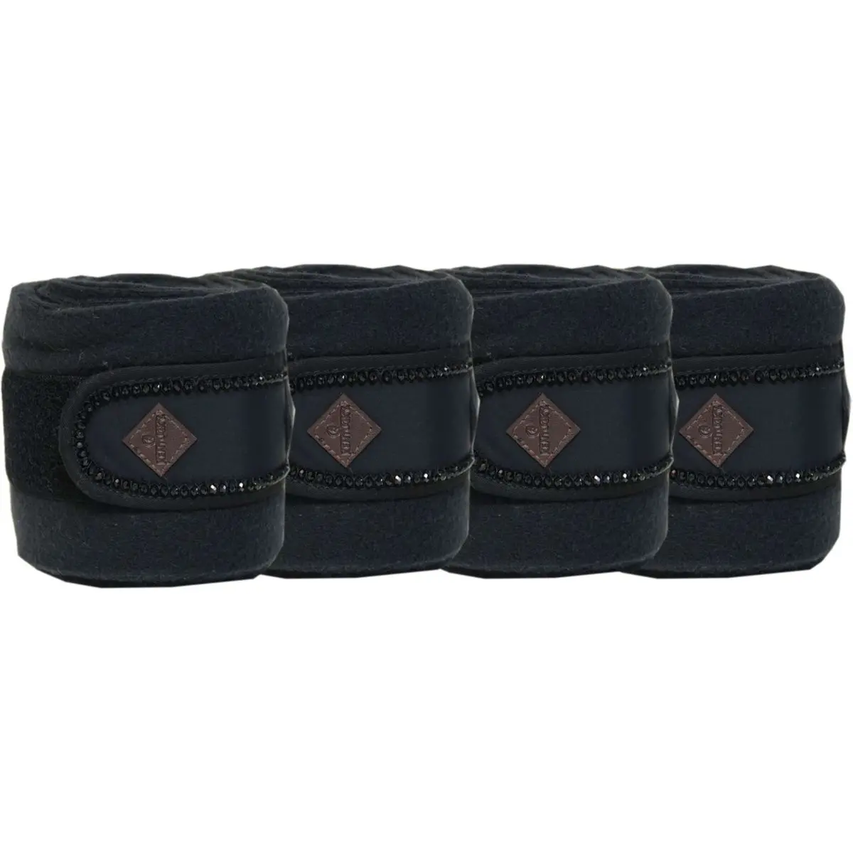 Kentucky Bandages Polar Fleece Pearls Zwart 1