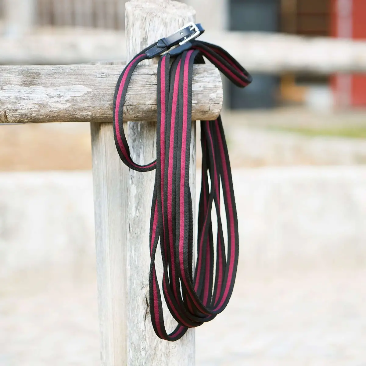 Kieffer Longeerlijn Soft Anja Beran Zwart/Burgundy 1