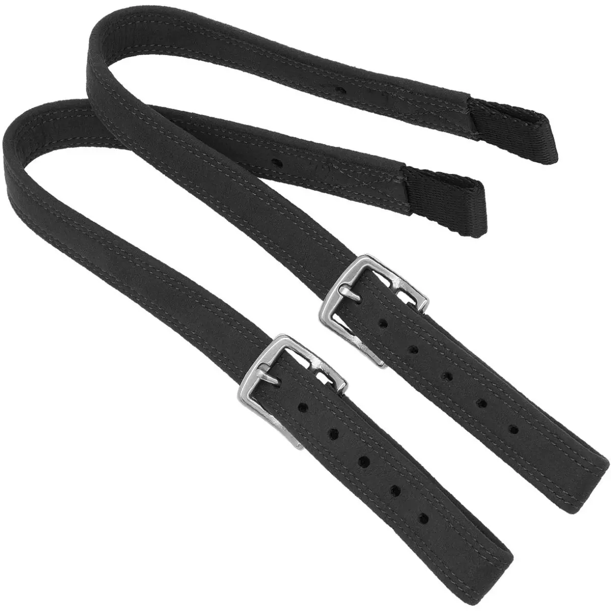 Kieffer Stijgbeugelriemen Mono Velours Dressuur Zwart 1