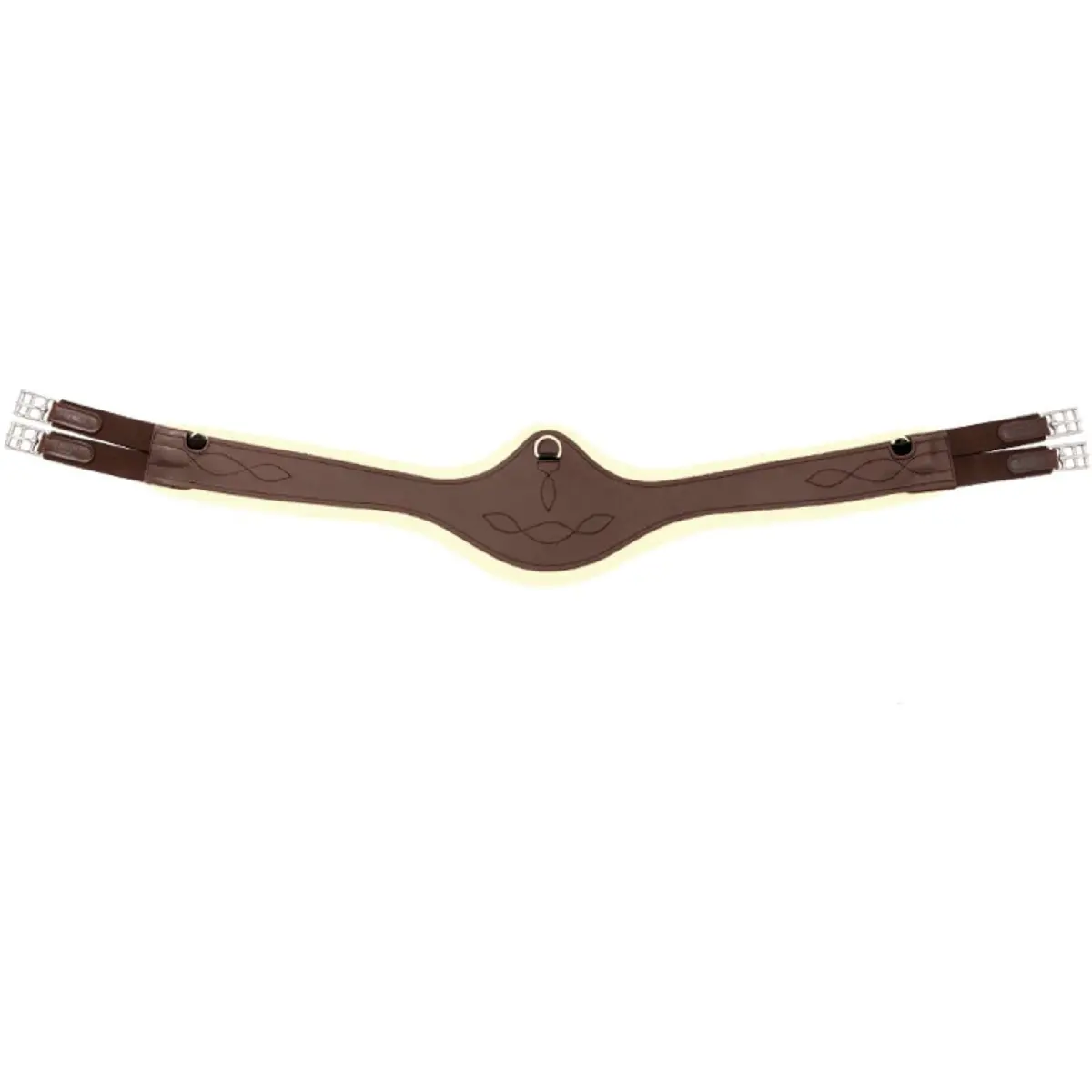Kavalkade Veelzijdigheidssingel Casper Oiled Leather Faux Fur Met Elastiek Bruin/Naturel 1