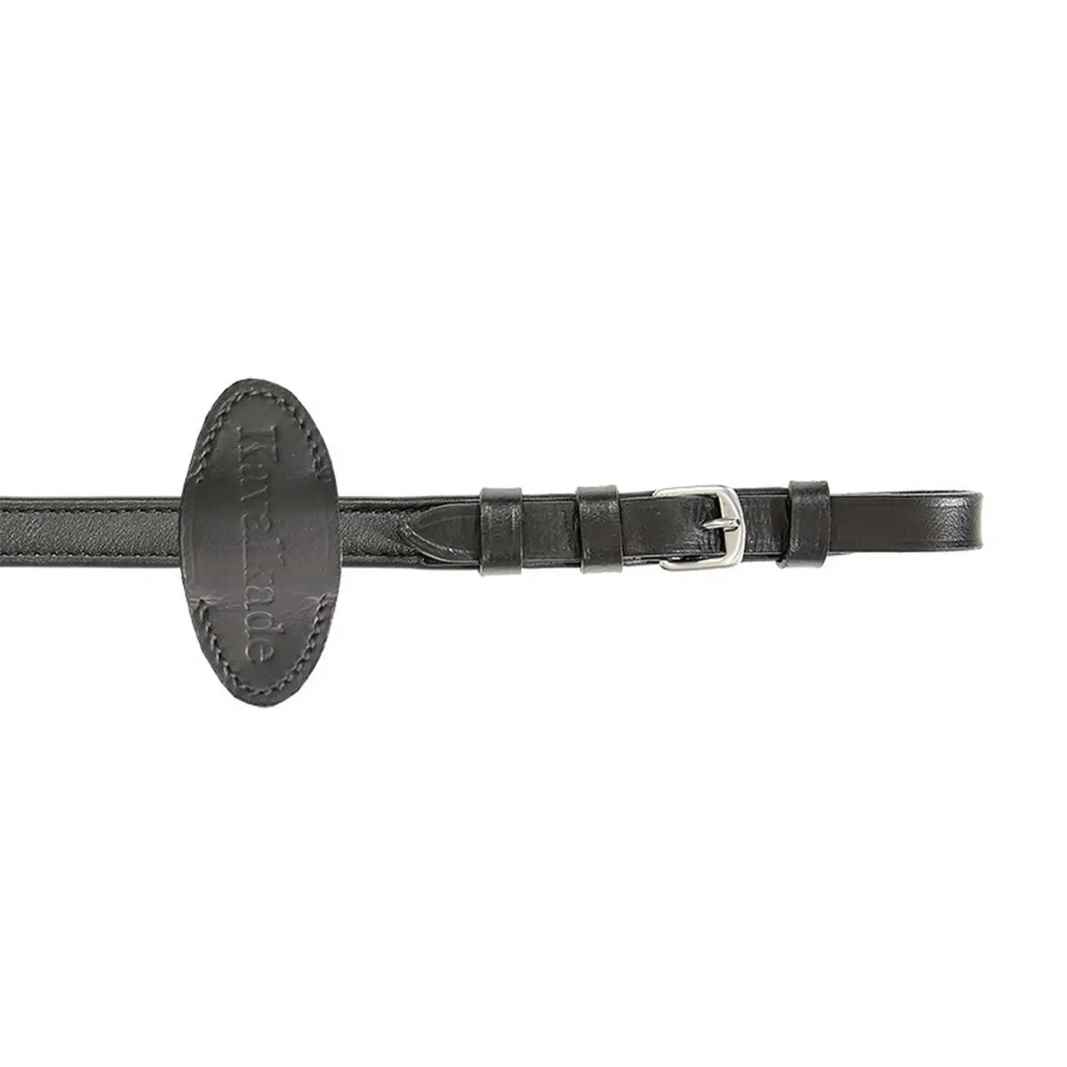 Kavalkade Teugel Softleder Smal Zwart 1
