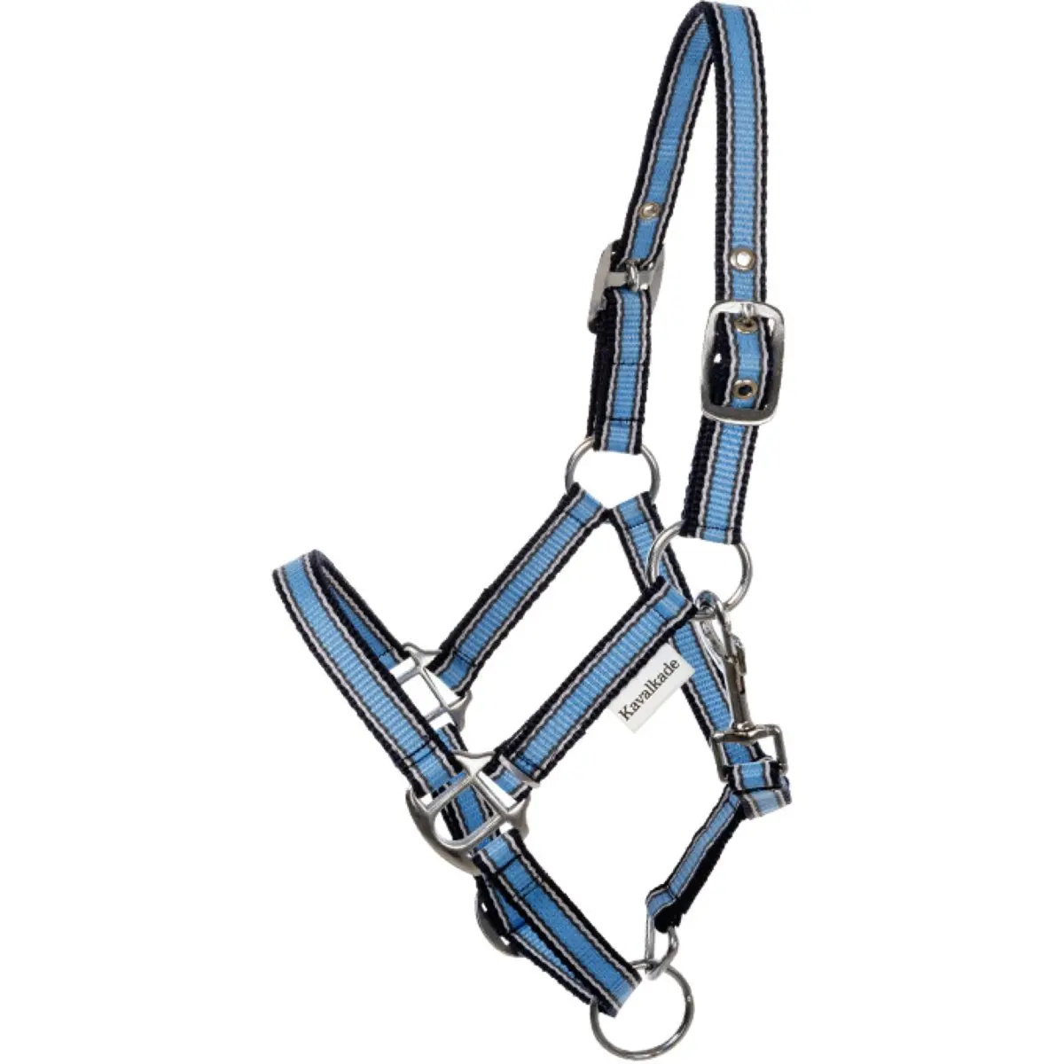 Kavalkade Halster Shorty Petrol/Zwart/Zilver 1