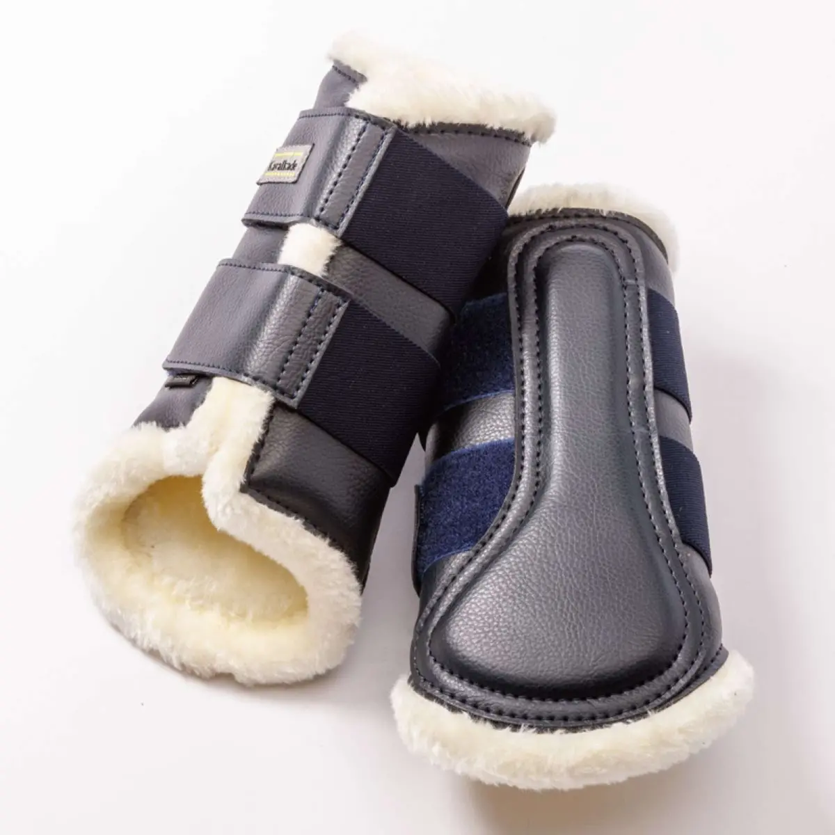 Kavalkade Dressage Boots Anatomic Faux Fur Navy/Beige 1