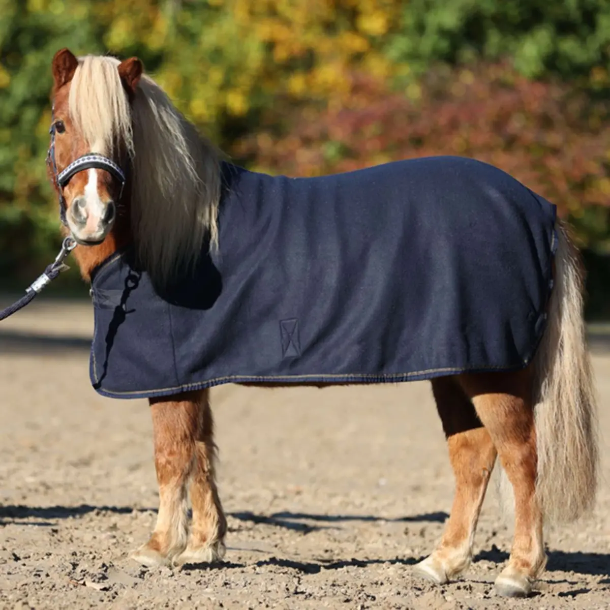 Kavalkade Fleecedeken Shetty-Ecoline Navy 1