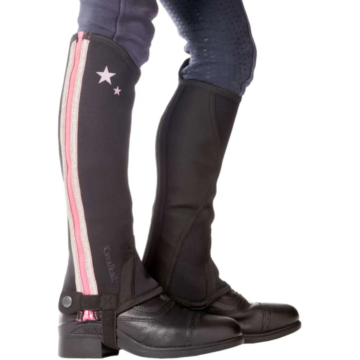 Kavalkade Chaps Lotta Kids Zwart/Roze 1