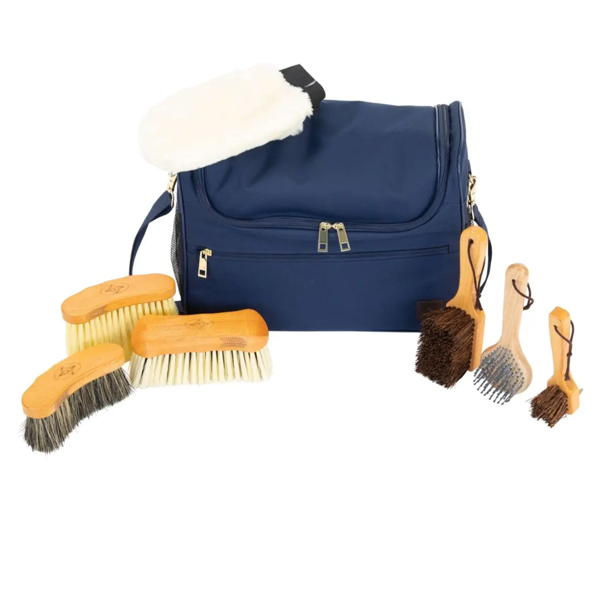 Grooming Deluxe By Kentucky Grooming Bag Set Navy 1