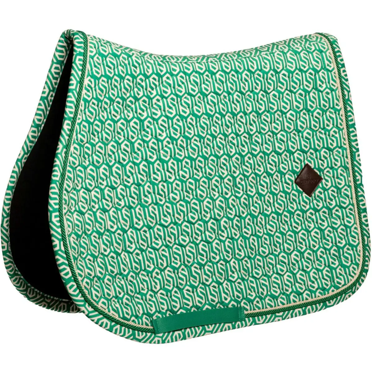 Kentucky Zadeldekje Velvet Maze Cipher Springen Wit/Groen 1