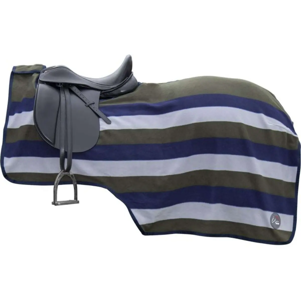 Hkm Uitrijdeken Professional Donkerblauw/Steengrijs/Olijfgroen 1