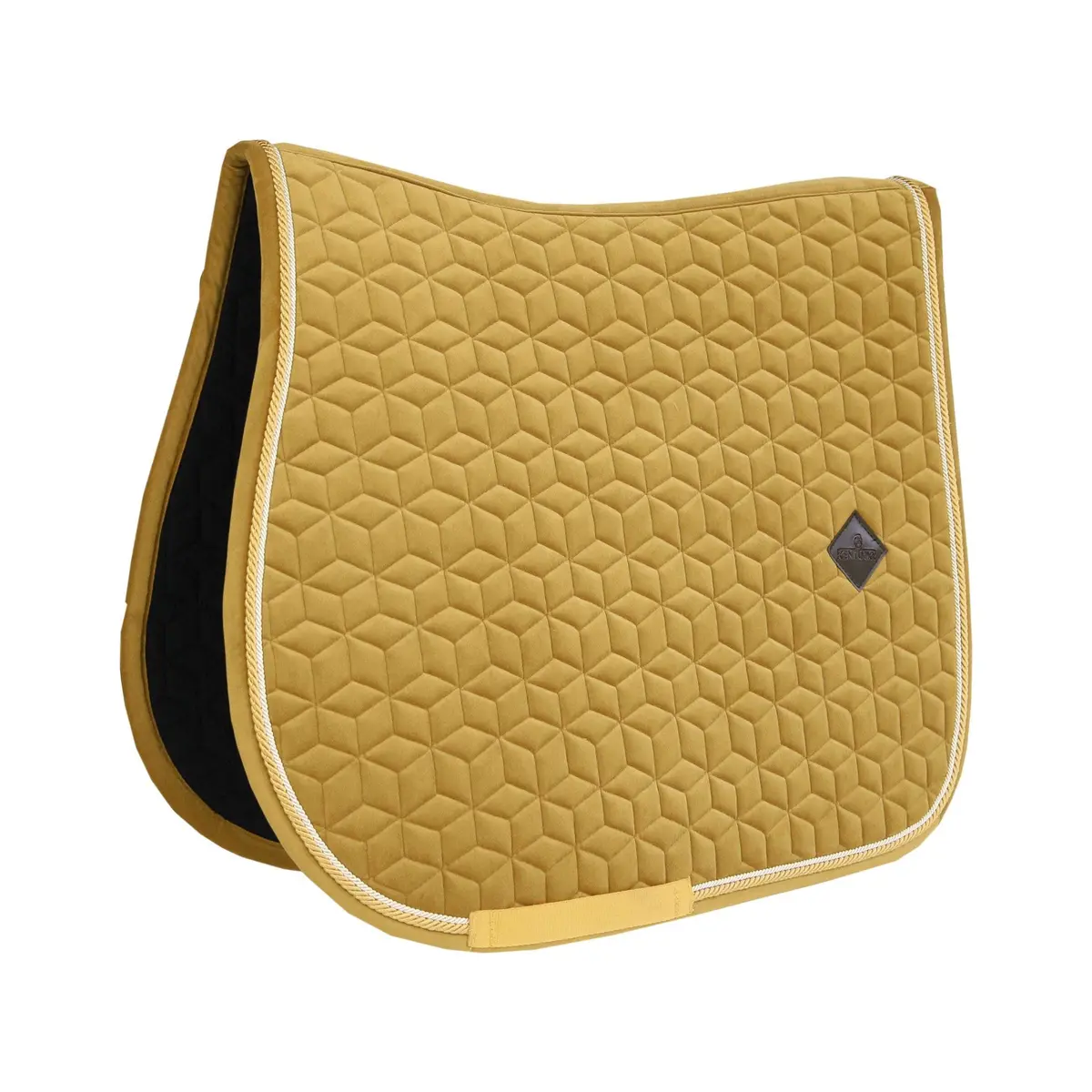 Kentucky Zadeldekje Velvet Springen Mustard 1