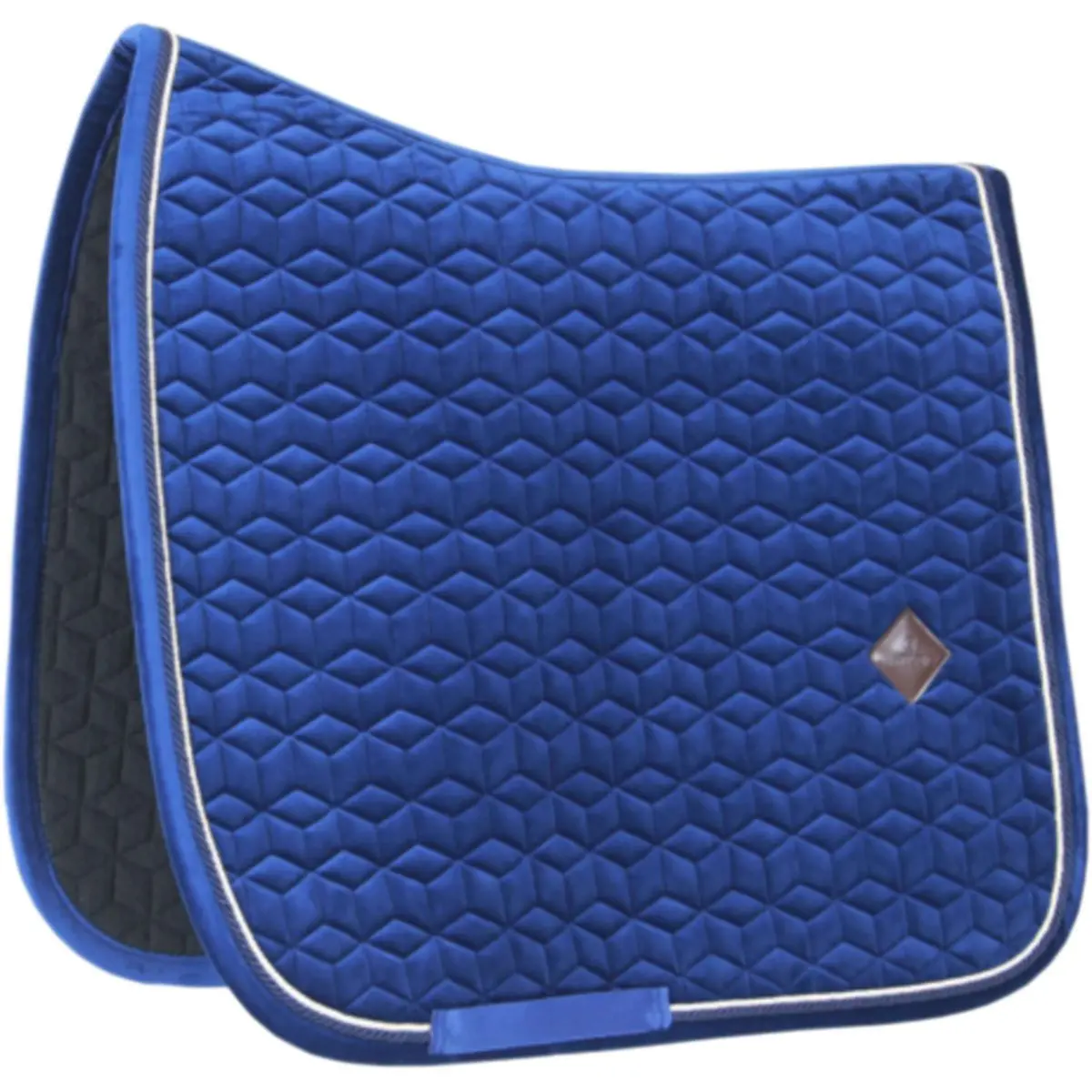 Kentucky Zadeldekje Basic Velvet Dressuur Navy 1