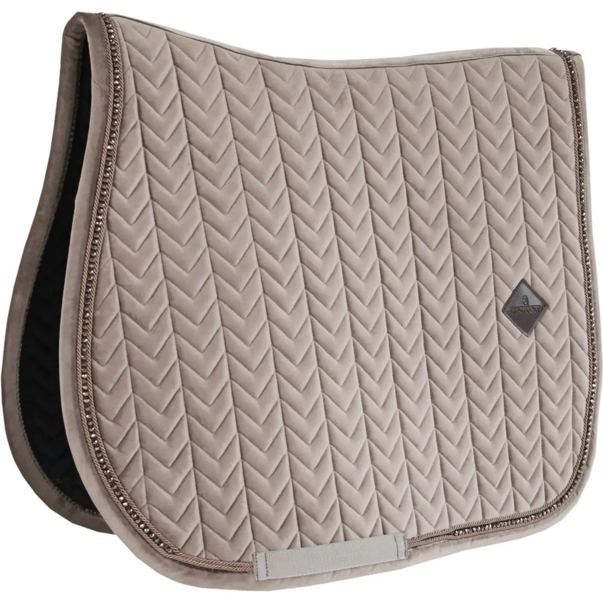 Kentucky Zadeldekje Velvet Pearls Springen Beige 1