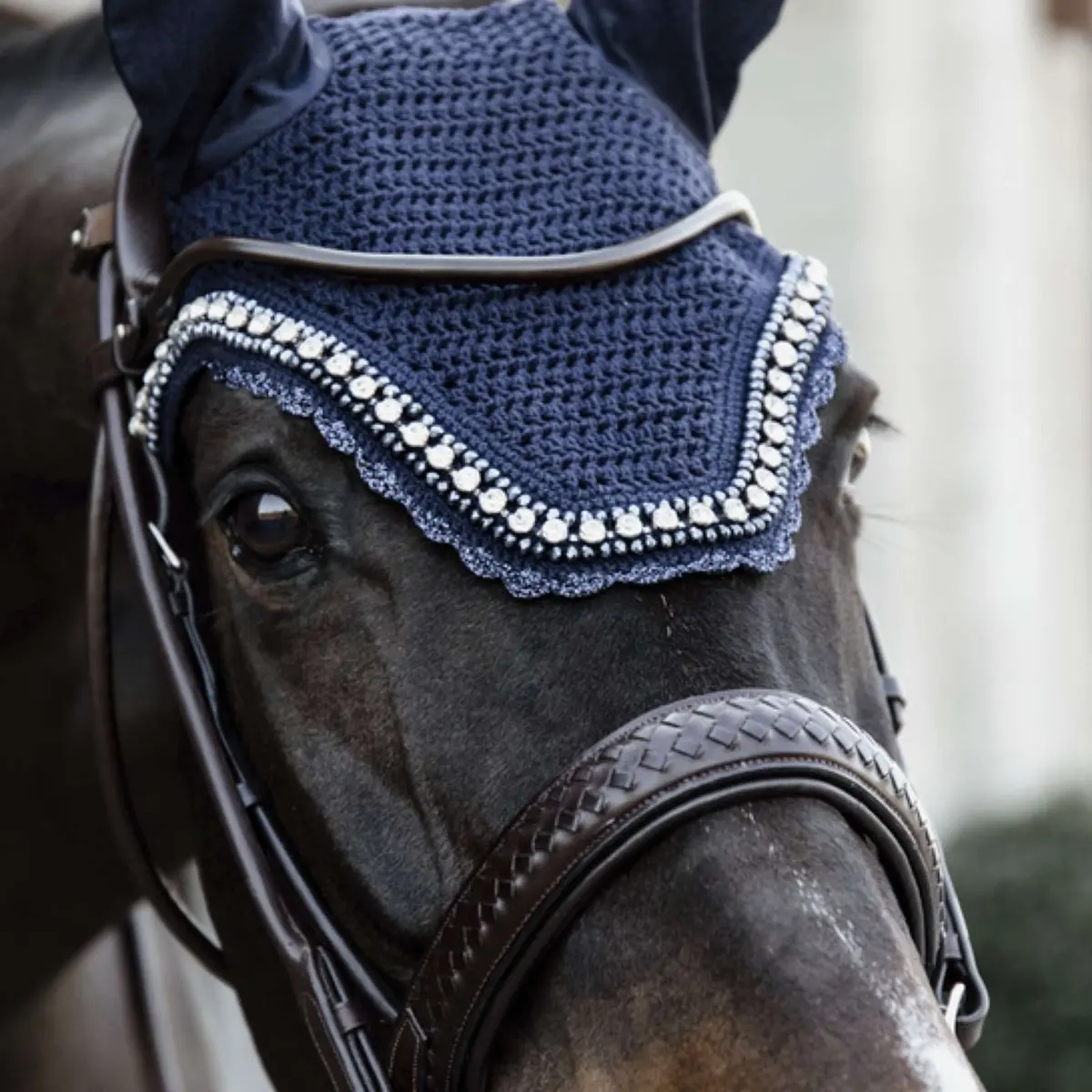 Kentucky Oornetje Wellington Big Stone & Pearl Soundless Dark Navy 1