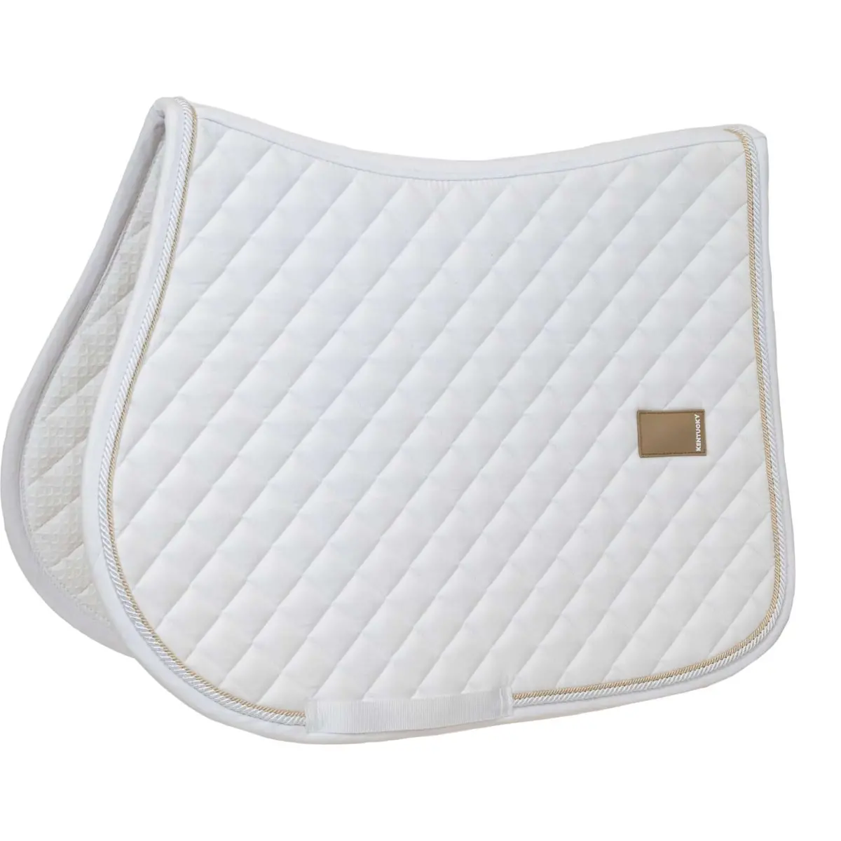 Kentucky Zadeldekje Diamond Rope Springen Wit 1