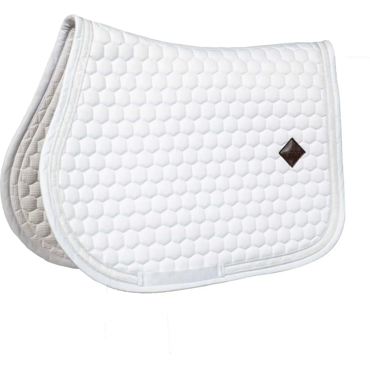 Kentucky Zadeldekje Glitter Springen Wit/Wit 1