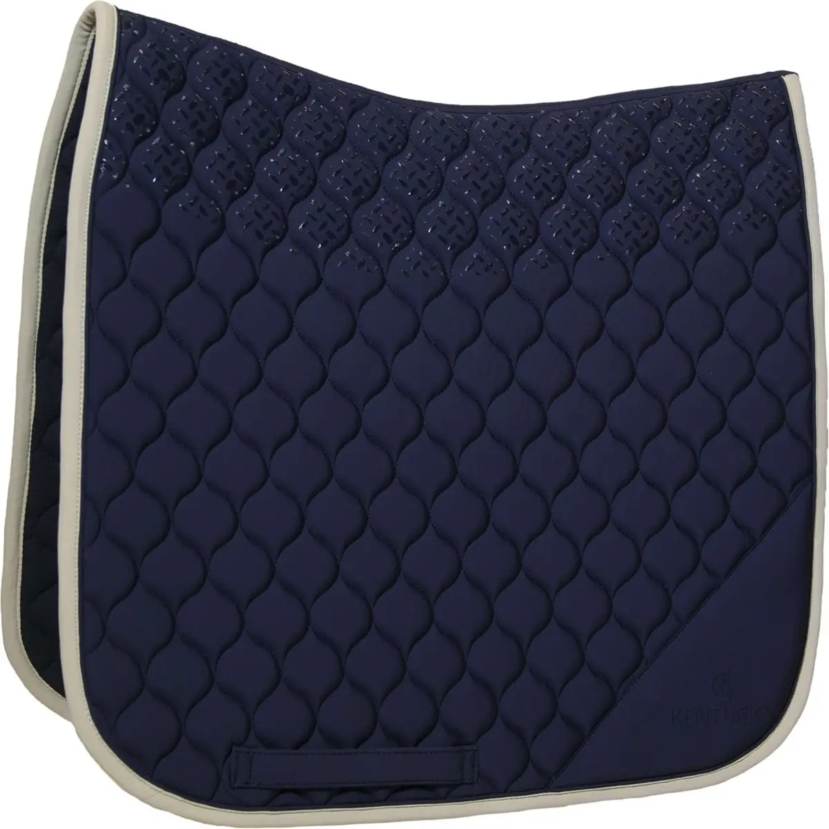 Kentucky Zadeldekje Softshell Onion Quilt Dressuur Navy/Beige 1