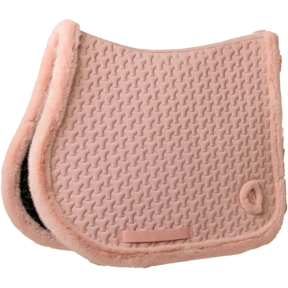 Kentucky Zadeldekje Fake Fur Onion Quilt Springen Oud Roze 1