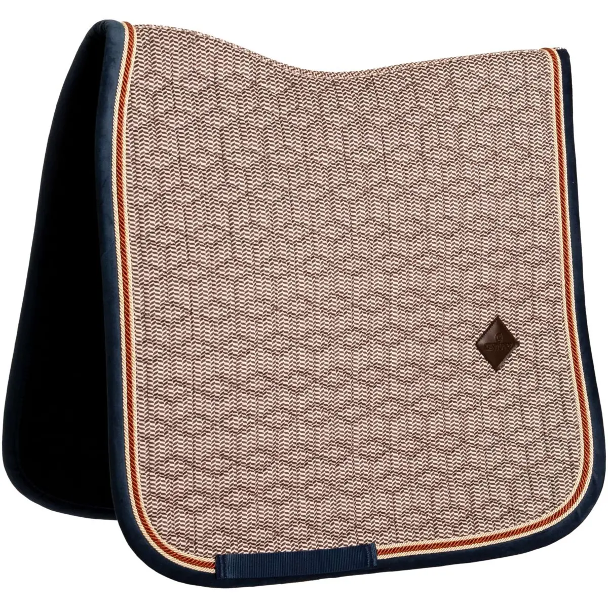Kentucky Zadeldekje Pied-De-Poule Dressuur Bordeaux/Navy 1