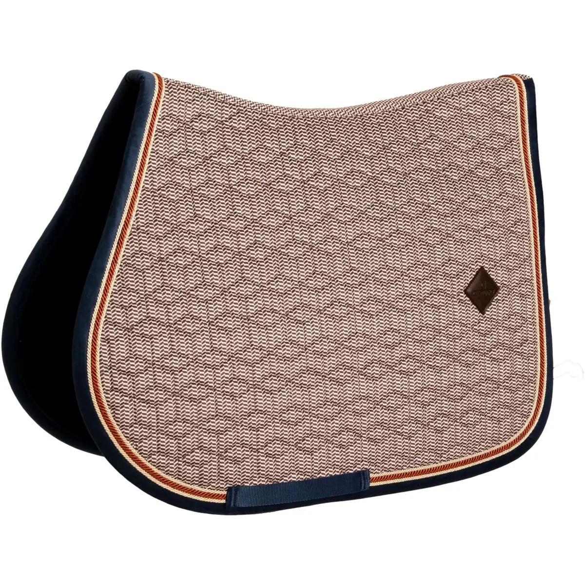 Kentucky Zadeldekje Pied-De-Poule Springen Bordeaux/Navy 1