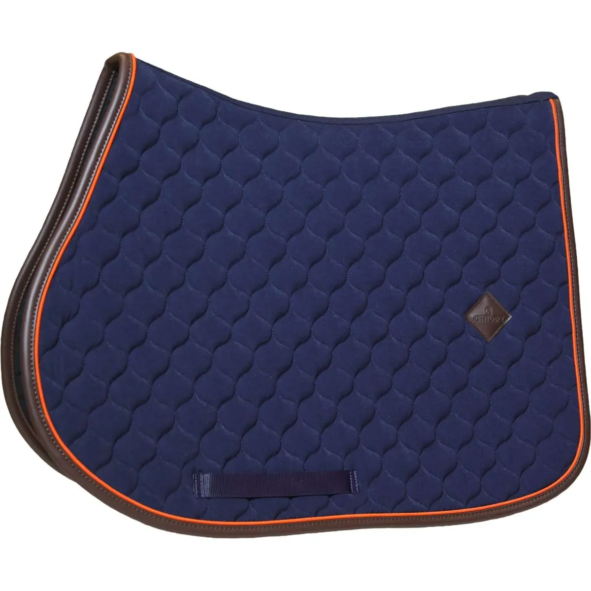 Kentucky Zadeldekje Onion Quilt Leather Neon Springen Navy 1
