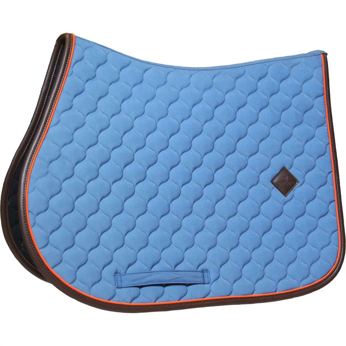 Kentucky Zadeldekje Onion Quilt Leather Neon Springen Blauw 1